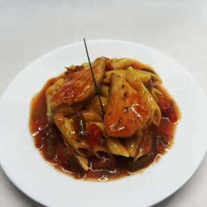 Aiguillettes de poulet & pâtes - Plat Étudiant