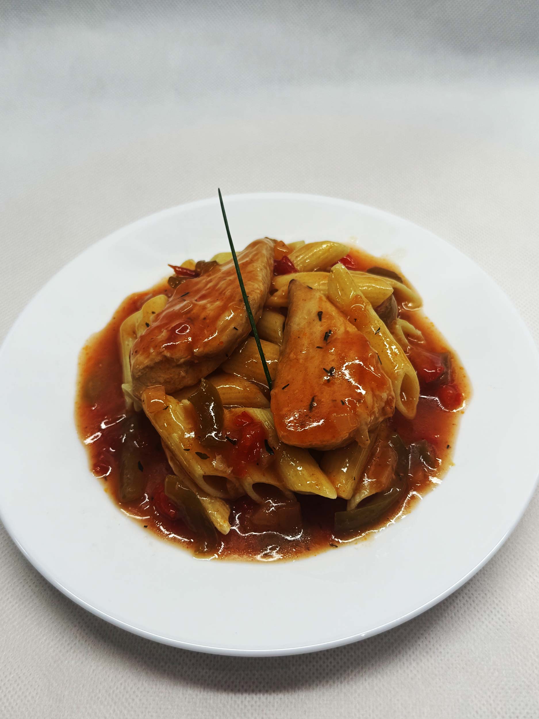 Aiguillettes de poulet & pâtes - Plat Étudiant