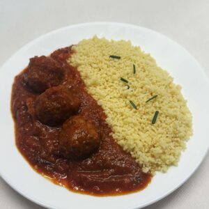 Boulettes veggie & semoule - Plat Étudiant