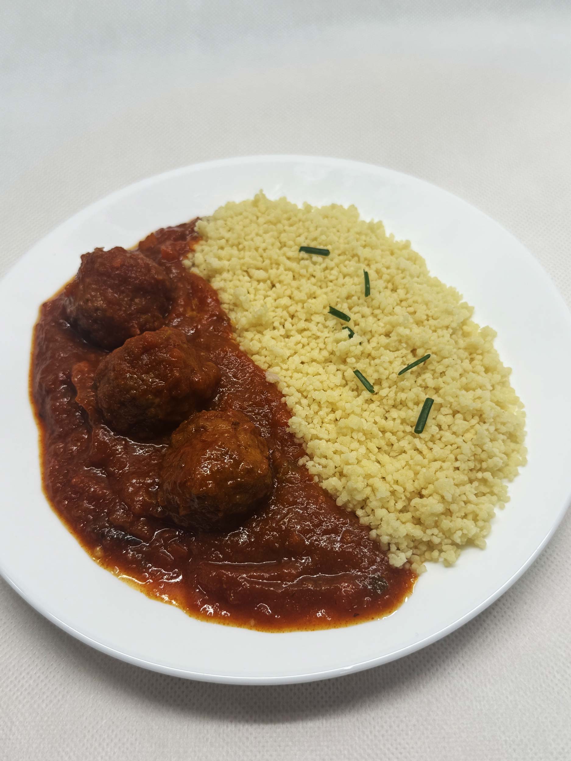 Boulettes veggie & semoule - Plat Étudiant