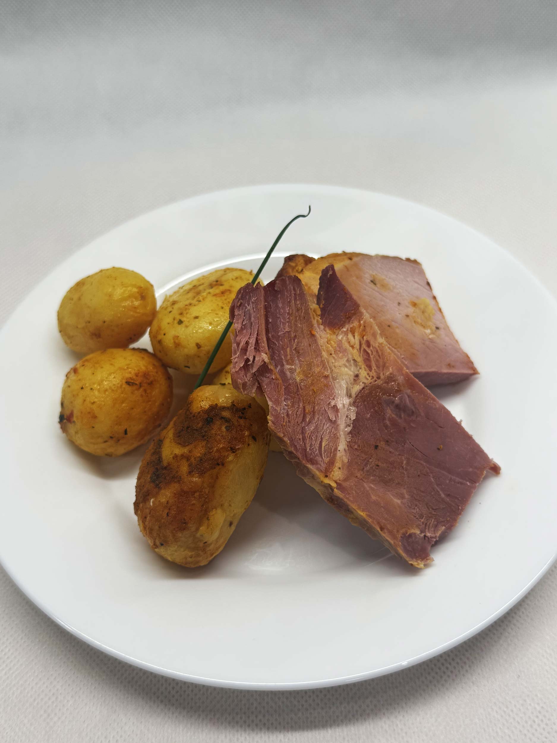 Palette et pomme de terre
