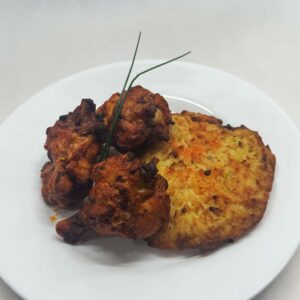 Pilon de poulet mexicaine & galette de pommes de terre - Plat Étudiant