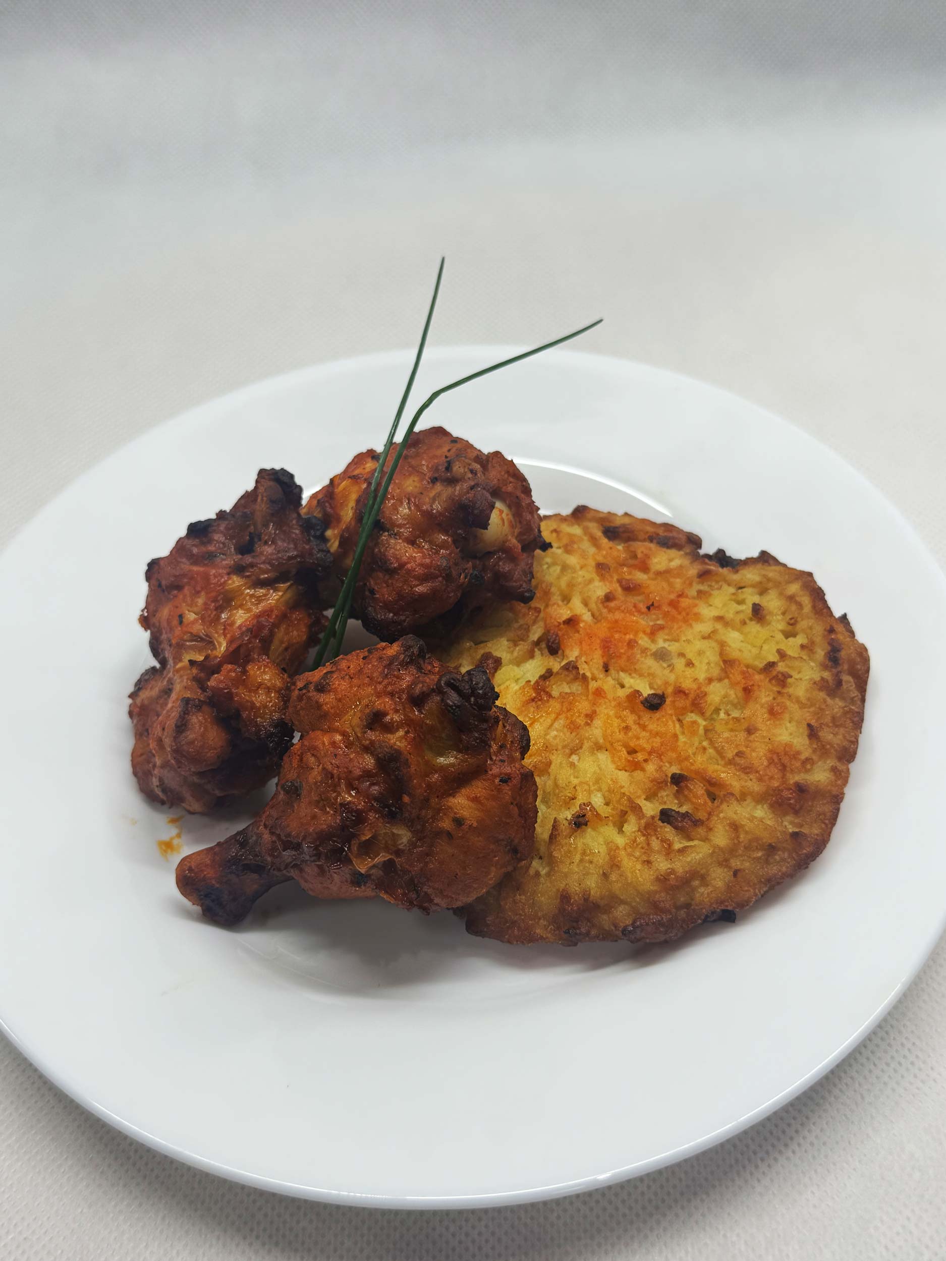 Pilon de poulet mexicaine & galette de pommes de terre - Plat Étudiant